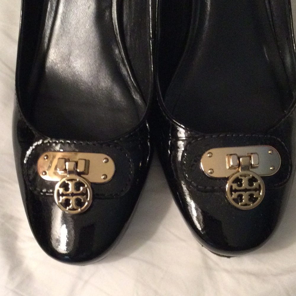 Black Patent Tory Burch “Rebekah” heels